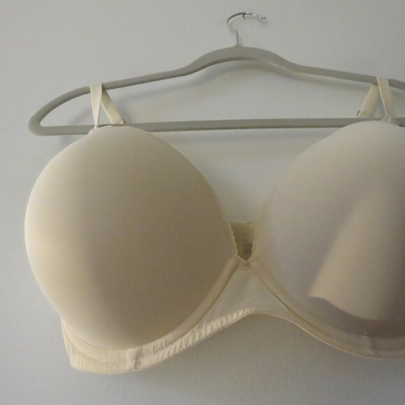 LOUNGE Comfort Push Up T-Shirt Bra in Latte Neutral Minimalist - Size 34H - Picture 7 of 11